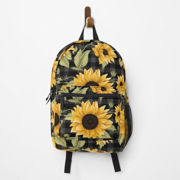Item preview, Gingham Sunflowers Pattern designed and sold by GoDesign1.