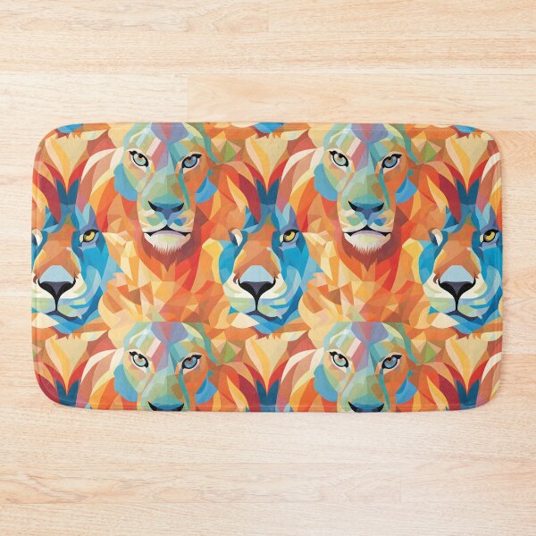 Item preview, Lion Pattern #2 Abstract Colourful designed and sold by ARTficiallyAnon.