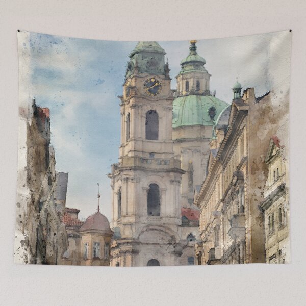 Item preview, St Nicholas Church in Prague, Czech Republic designed and sold by mitzobs.