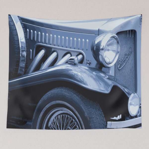 Artikelvorschau, BLAUES ANTIKES AUTO Pop-Art entworfen und verkauft von Bruce ALMIGHTY Baker.
