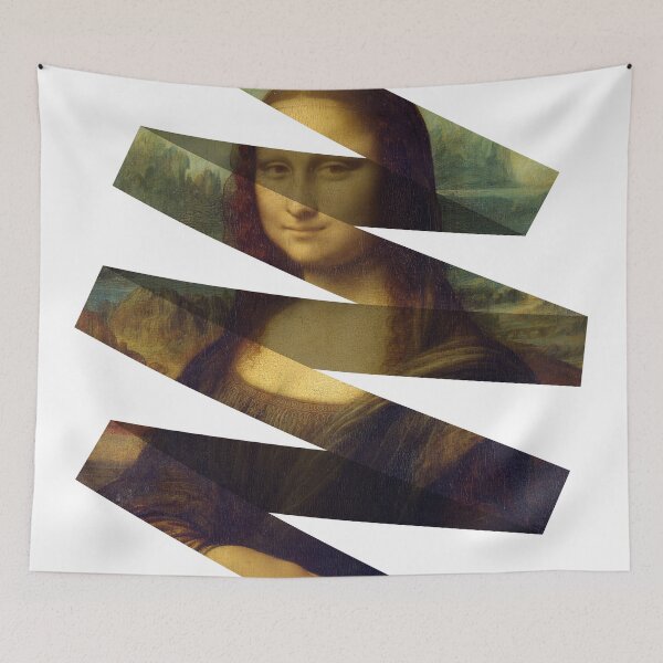 Item preview, Mona Lisa Geometric Swirl designed and sold by maryedenoa.