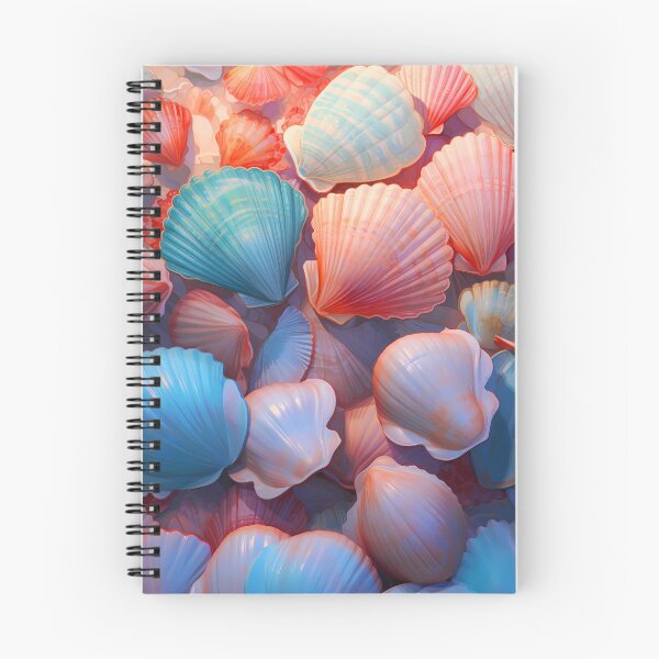 Item preview, Whispers of the Sea, Seashell Pattern in Pastel Colors designed and sold by Faellery.