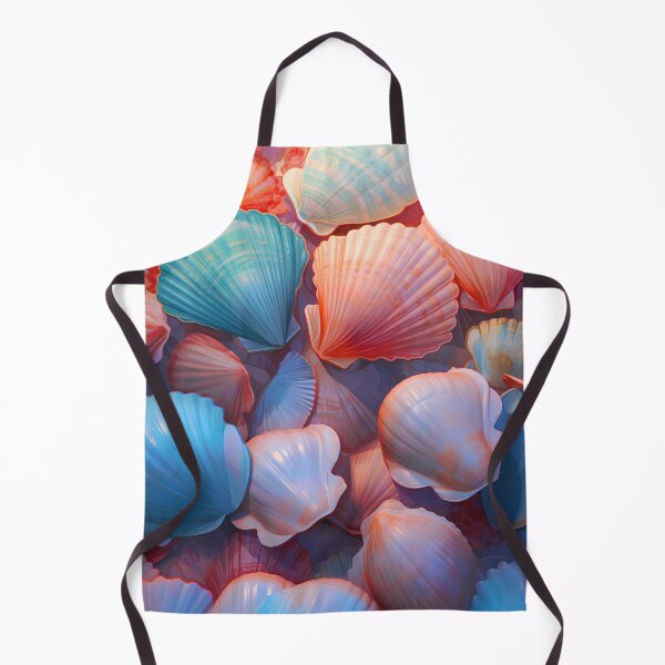 Item preview, Whispers of the Sea, Seashell Pattern in Pastel Colors designed and sold by Faellery.