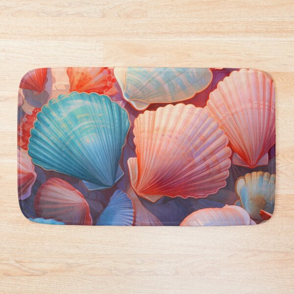 Item preview, Whispers of the Sea, Seashell Pattern in Pastel Colors designed and sold by Faellery.