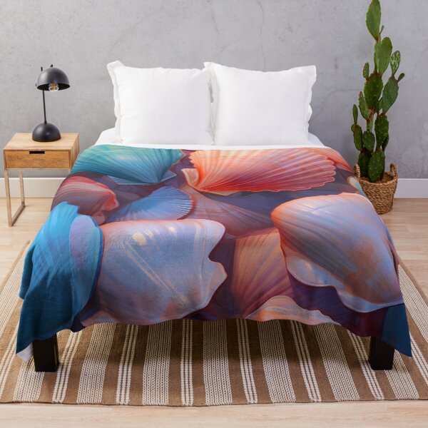 Item preview, Whispers of the Sea, Seashell Pattern in Pastel Colors designed and sold by Faellery.