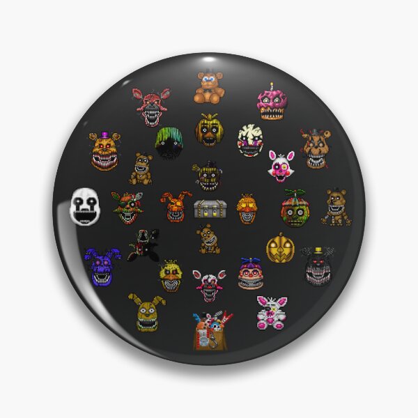 Item preview, Five Nights at Freddy's - Pixel art - Multiple Characters New Set designed and sold by GEEKsomniac.