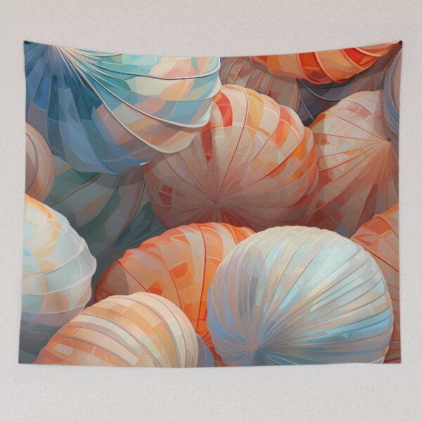 Item preview, Seashell Colors, an Ocean Pattern designed and sold by Faellery.