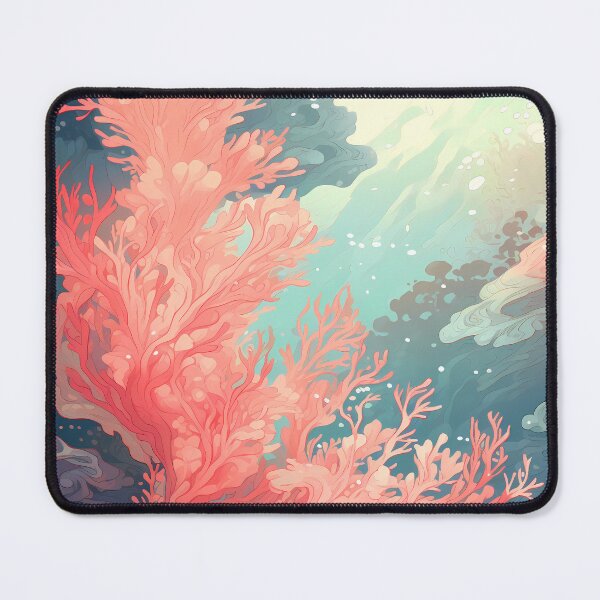 Item preview, Coral Reef Pattern in Pink, Sea Motif designed and sold by Faellery.