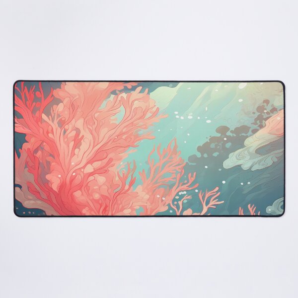Item preview, Coral Reef Pattern in Pink, Sea Motif designed and sold by Faellery.