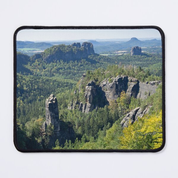 Item preview, Carolafelsen, view of the Elbe Sandstone Mountains designed and sold by Heidemüllerin.