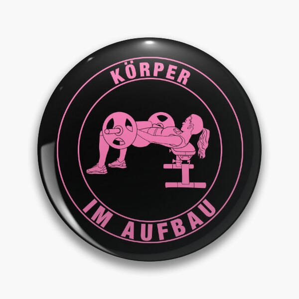 Item preview, Fitness Female Athlete, Hip Thrust, Gym, Weight Training, Pink, German designed and sold by CreaVisArt.