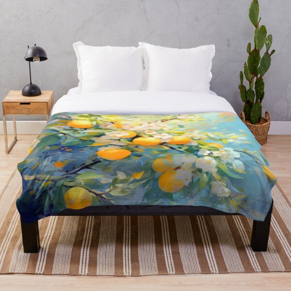 Artikelvorschau, Zitrusblüten, Zitronenbaum voller Früchte und Blumen entworfen und verkauft von Faellery.