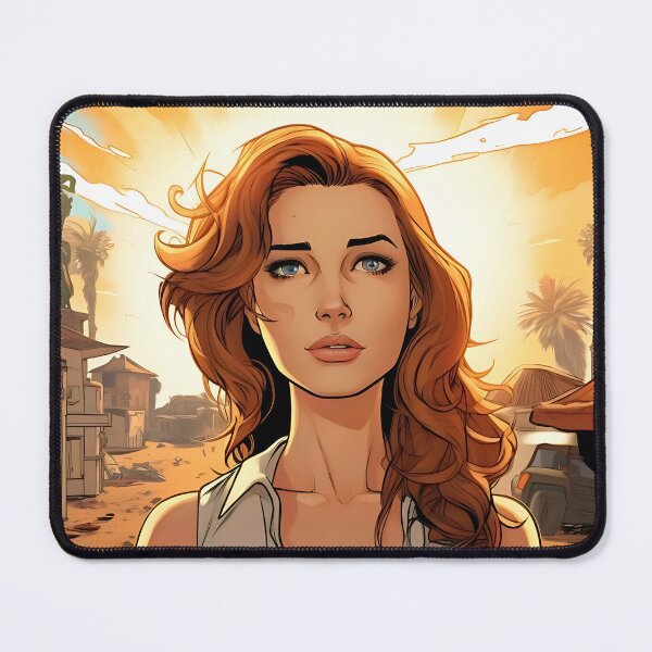 Item preview, Radiant dawn: woman with a sunlit face designed and sold by ArrangedDesigns.