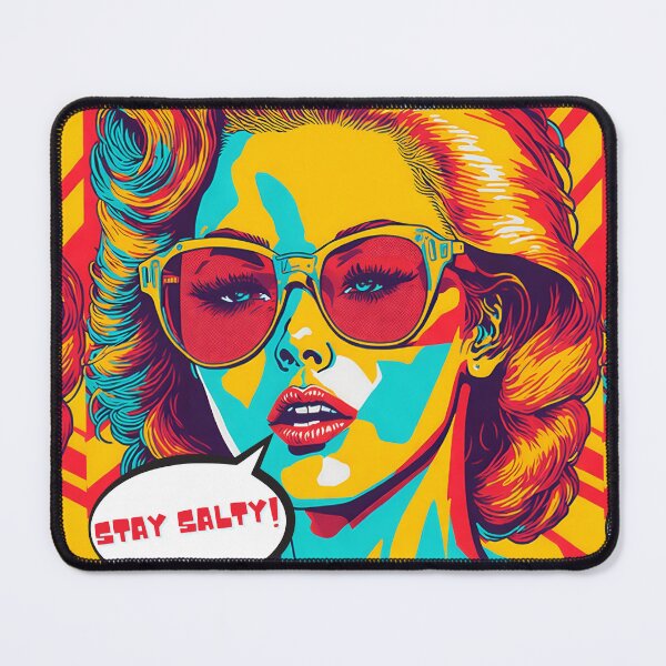 Item preview, Stay salty pop art designed and sold by VirtualPalette.