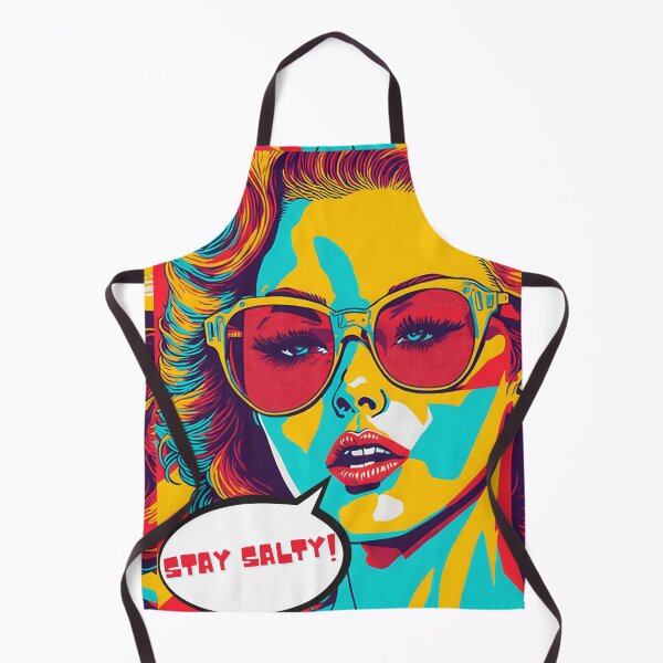 Item preview, Stay salty pop art designed and sold by VirtualPalette.