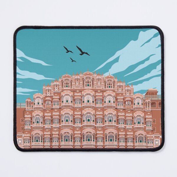 Item preview, Jaipur India Minimal Travel Poster designed and sold by Stadify.