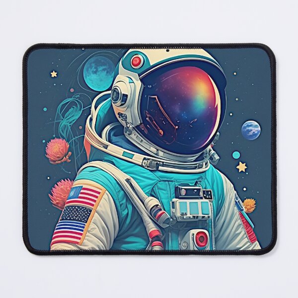 Item preview, The print-ready vector art showcases a vibrant and captivating graffiti-style illustration of a squid donning a futuristic space suit designed and sold by Best-Art-32.