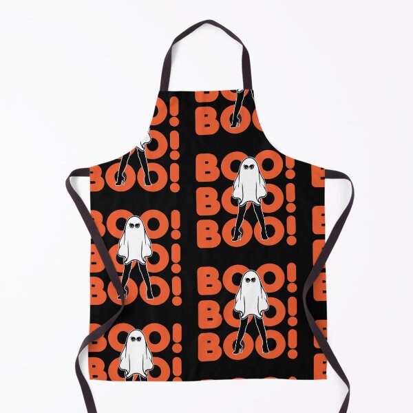 Item preview, Boo! Sheet Ghost in Heels Orange designed and sold by OutMyBox.