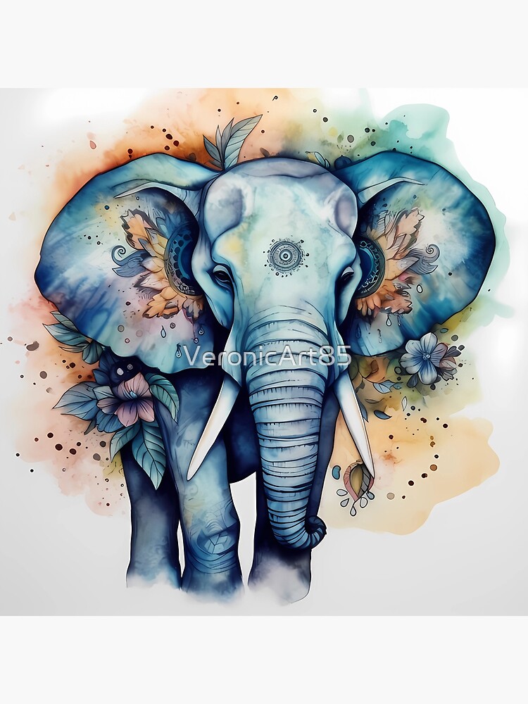 Beautiful Hand-drawn Tribal Style Elephant. Coloring Book Design with Boho  Mandala Patterns, Ornaments Stock Illustration - Illustration of head,  drawing: 140637286