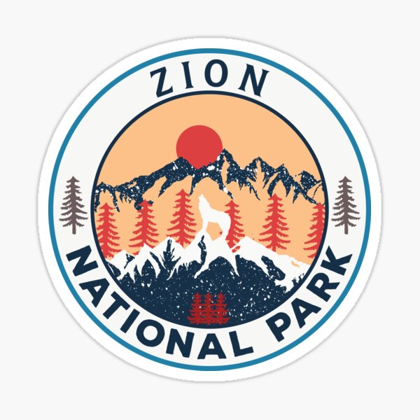 Vista previa del artículo con la obra «Parque Nacional Zion-Vintage», diseñado y vendido por nature-space.