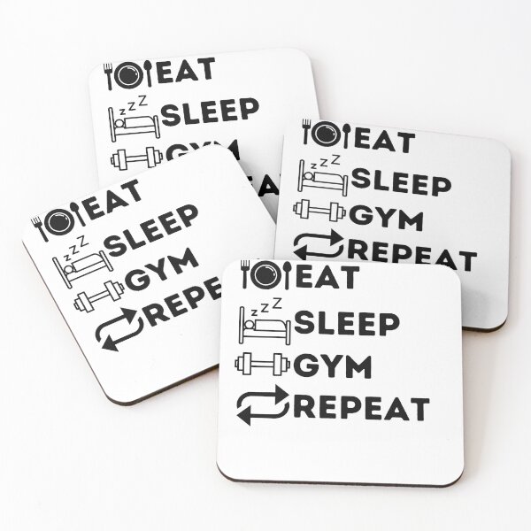 Item preview, Eat Sleep Gym Repeat designed and sold by Yankes123.