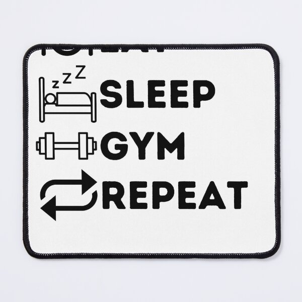 Item preview, Eat Sleep Gym Repeat designed and sold by Yankes123.