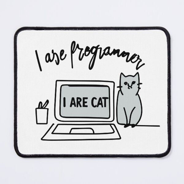 Item preview,  I are Programmer Cat - Funny Coding Cat stickers  designed and sold by stickercuffs.