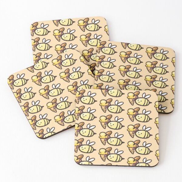 Item preview, Ice Cream Cute Bee designed and sold by AlexUniverseArt.