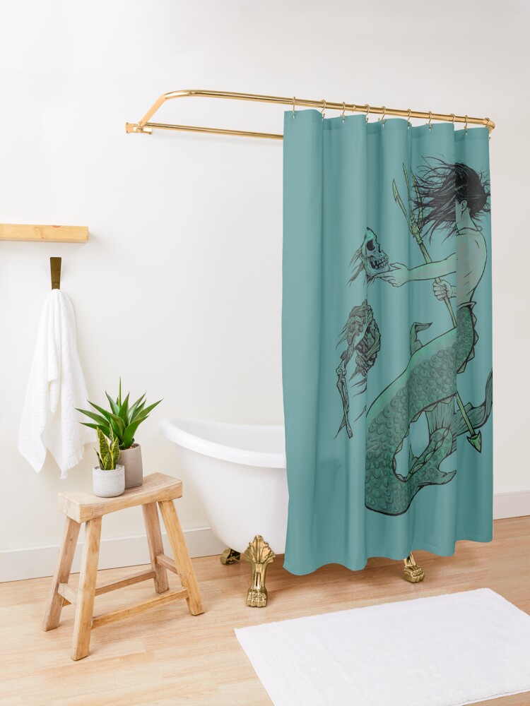 Alternate view of From the Bottom Shower Curtain