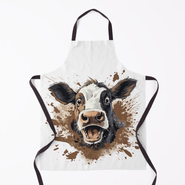 Item preview, Action Cow Bursting Through! designed and sold by arabicdesigns.