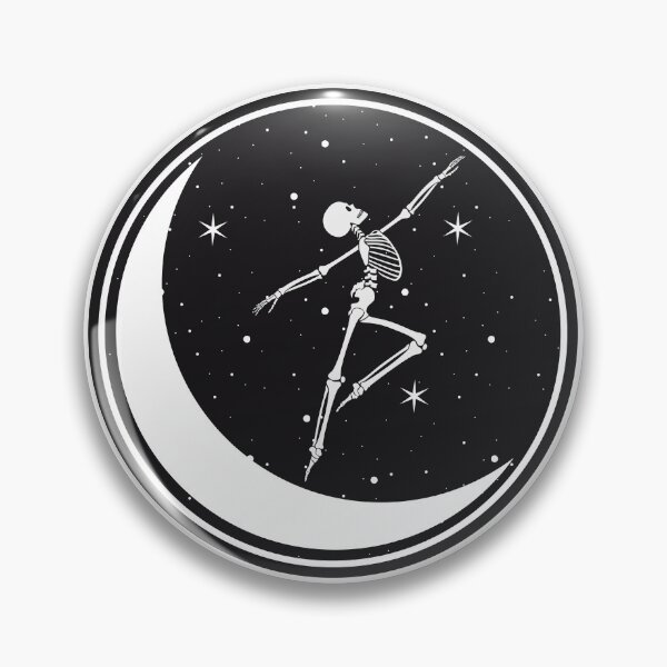 Artikelvorschau, Ein Nachthimmel-Halbmond-Halloween-Ballett-Skelett-Design entworfen und verkauft von doria-photos.