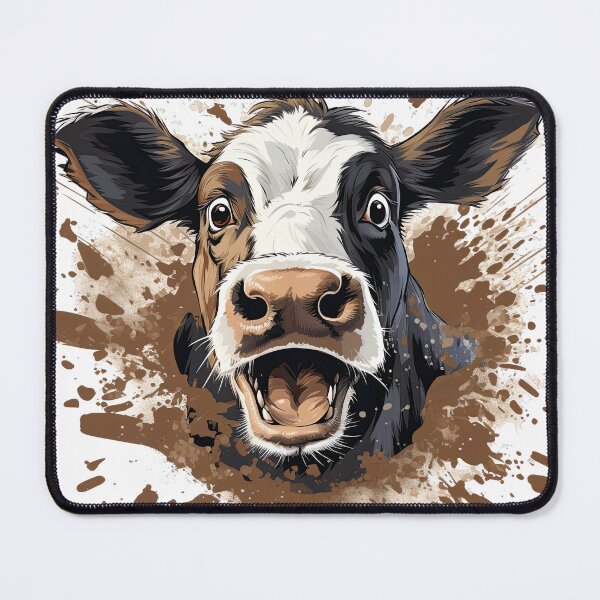 Item preview, Action Cow Bursting Through! designed and sold by arabicdesigns.