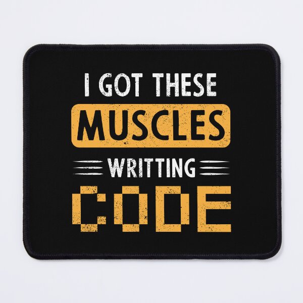 Item preview, I Got These Muscles Writing Code - IT Computer Science Nerd designed and sold by jingdomdesgine.