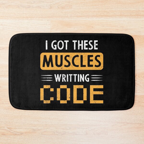 Item preview, I Got These Muscles Writing Code - IT Computer Science Nerd designed and sold by jingdomdesgine.