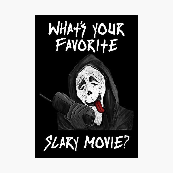 Ghost Face (what's your favorite scary movie?), an art print by Reverenze  Illustrate - INPRNT