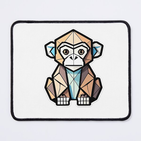 Item preview, Origami monkey designed and sold by Maths-4-Nerds.