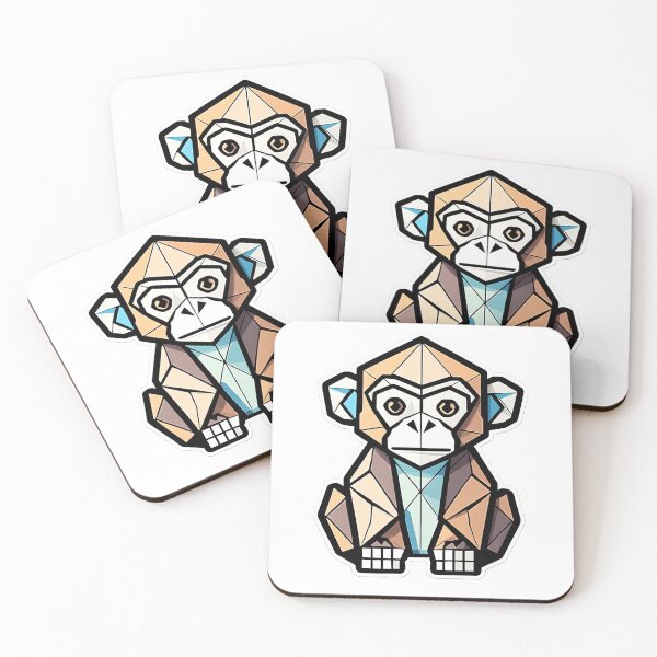 Item preview, Origami monkey designed and sold by Maths-4-Nerds.