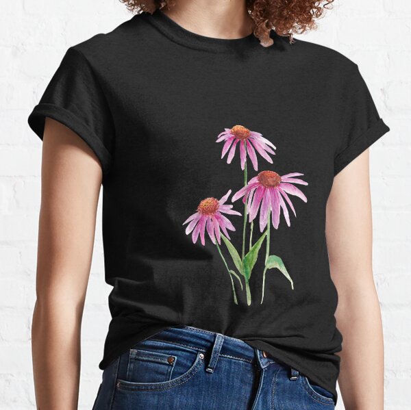 Item preview, Pink Coneflower Watercolor designed and sold by shroukart.