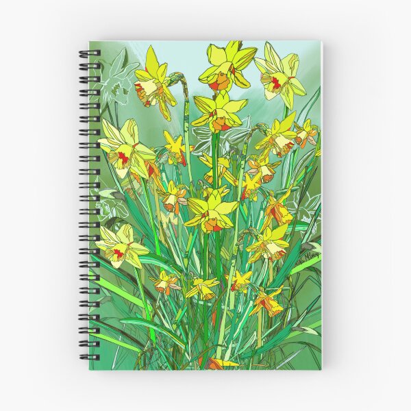 Item preview, Hand-drawn Illustration of Daffodils  designed and sold by NinaModray.