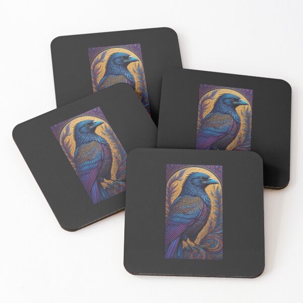 Item preview, The Raven Edgar Allen Poe Halloween Gothic Noir Goth Emo designed and sold by CoffeeIsATrip.
