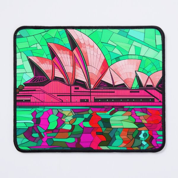 Item preview, The Sydney Opera House, Australia, Green, AI Generated Art - A Distinctive Masterpiece of 20th Century Architecture  designed and sold by studioSharonKay.