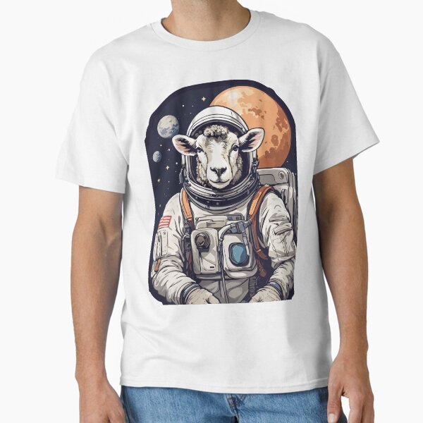 The Cosmic Adventures of Sheep Astronauts Classic T-Shirt