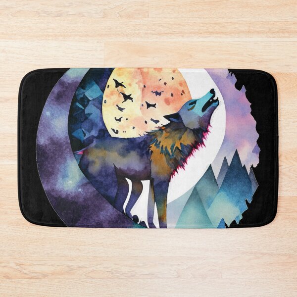 Item preview, wolf at night designed and sold by czarnyfeniks.