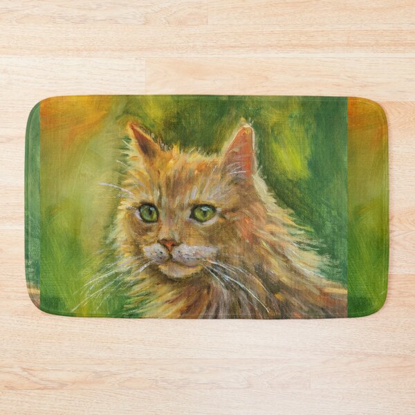Item preview, Red Cat original oil painting designed and sold by Elvi-Artist.