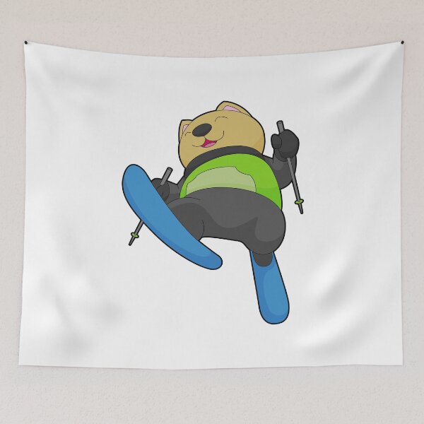 Item preview, Cat Skier Ski Winter sports designed and sold by Snabdesign84.