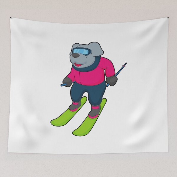 Item preview, Dog Skier Ski  designed and sold by Snabdesign84.