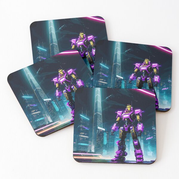Item preview, Neon Night Robot: The Awakening of the Machine. Punk. Neon designed and sold by BRINDELEGARD.