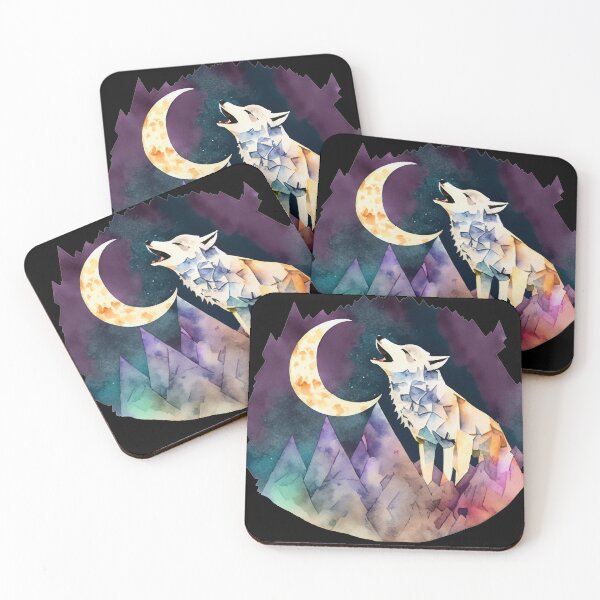 Item preview, wolf at night designed and sold by czarnyfeniks.