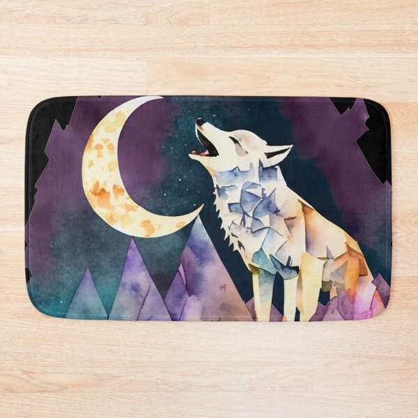 Item preview, wolf at night designed and sold by czarnyfeniks.