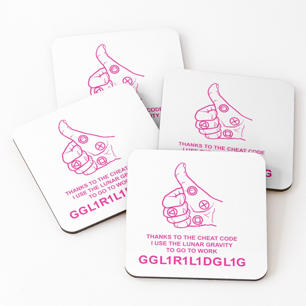 Item preview, Coasters (Set of 4) designed and sold by cheatcodestore.